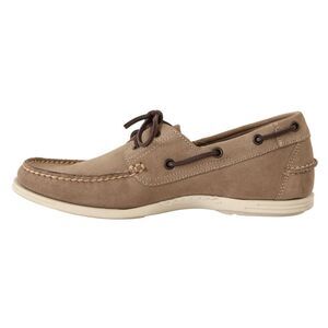 Pollini Beige Suede Low Top Mocassin Loafers Casual Men Men's Shoes